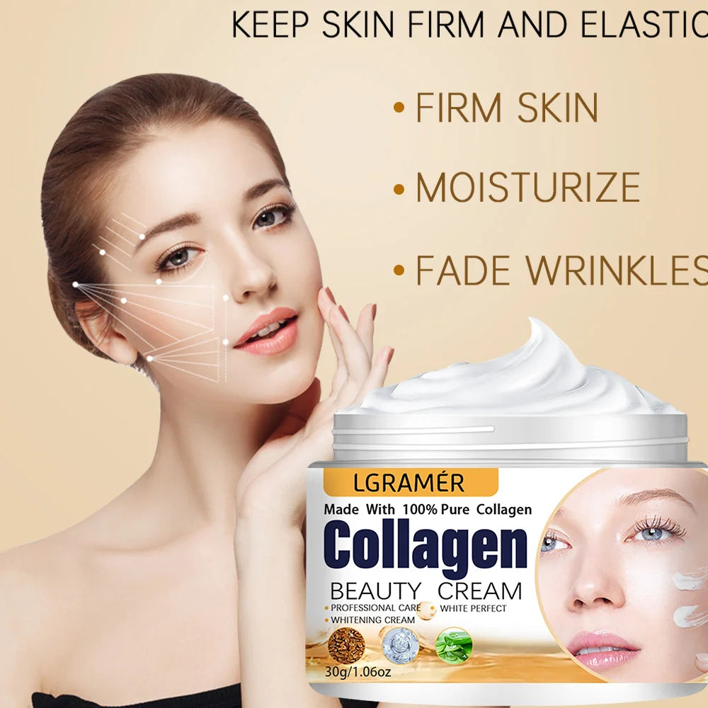 Anti Wrinkle Cream Eye Cream Face Moisturizer Anti Aging Face Lifting Nourishing Repair Collagen Boost Cream Korean Essence