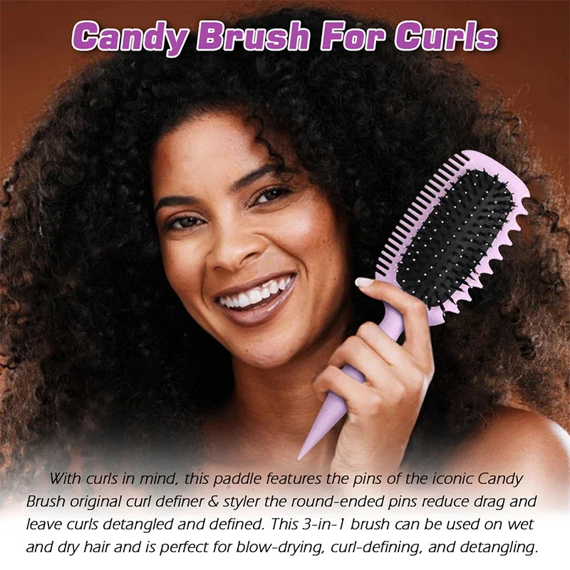 Curl Defining Brush Curl Hair Define Styling Brush for Combing and Shaping Women&