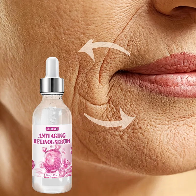 Anti Aging Retinol Serum, Highly Effective Daily Moisturizing and Skin-Softening, Improves Skin Elasticity, Creating a Youthful.