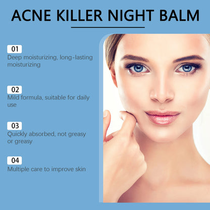 Acne Removal Face Cream Gently Balances Skin Oil Refreshing Skin Care Shrink Pores Oil Control Hydrating Anti Acne Cream