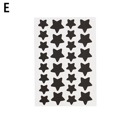 28Pcs Colorful Cute Star Shaped Acne Sticker Invisible Acne Cover Pimple Patch Skin Care