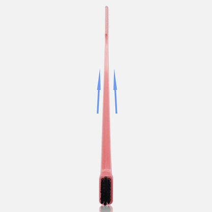 hair anti-static edge brush comb 2-in-1 double-sided edge control brush hair styling tool with comb,Special for real hair wigs