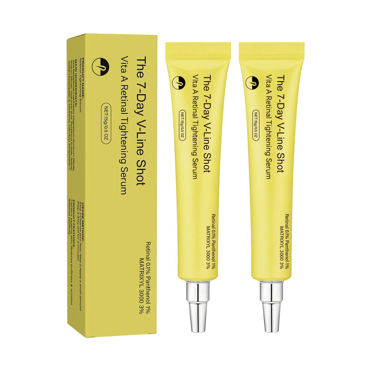 Anti-Aging Retinal Serum 15ml - 0.1% Nano Retinal + MATRIXYL® 3000 3% tightens skin, fights wrinkles &amp; shrinks pores.