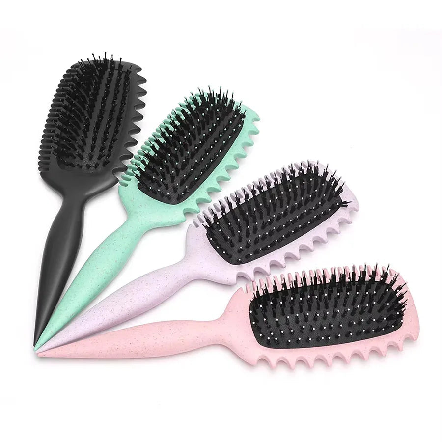 Curl Defining Brush Curl Hair Define Styling Brush for Combing and Shaping Women&