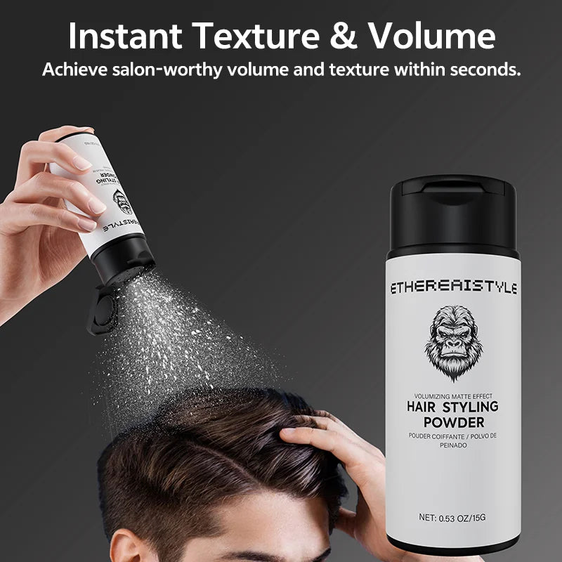 Hair Volumizing &amp; Control Powder - Root Lift, Long-Lasting Fullness, All-Day Styling | Oil-Free &amp; Oil-Control Formula for Women