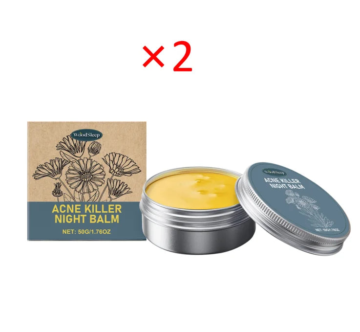 Acne Removal Night Balm Fadefine Lines Improve Dark Circles Anti-Puffiness Moisturizing Face Cream Repair Damage Firm Skin Care