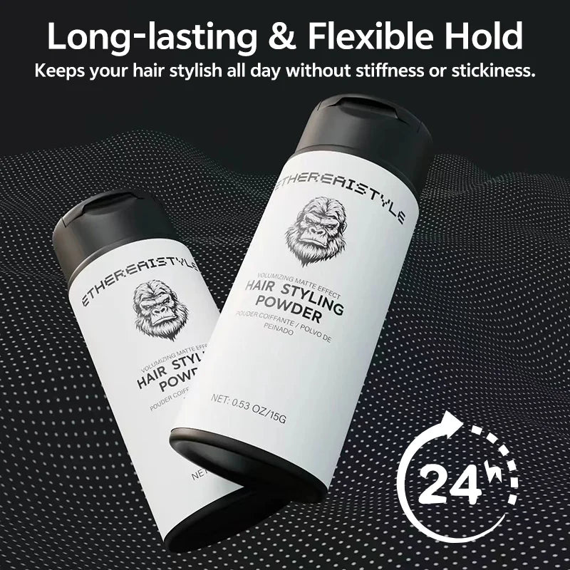 Hair Volumizing &amp; Control Powder - Root Lift, Long-Lasting Fullness, All-Day Styling | Oil-Free &amp; Oil-Control Formula for Women