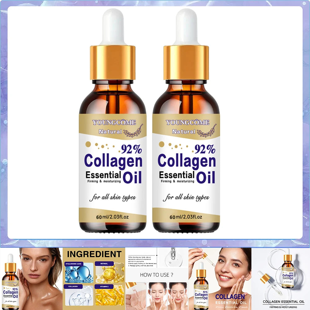 Collagen Peptide - Anti Aging Collagen Serum for Face, Skin Brightening, Reduces Fine Lines &amp; Wrinkles, Heals and Repairs Skin