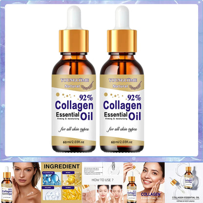 Collagen Peptide - Anti Aging Collagen Serum for Face, Skin Brightening, Reduces Fine Lines &amp; Wrinkles, Heals and Repairs Skin