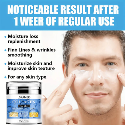 Anti-wrinkle Cream For Men Remove Face &amp; Neck Wrinkles Firming Moisturizing Skin Retinol Face Cream Anti-aging Facial Treatment