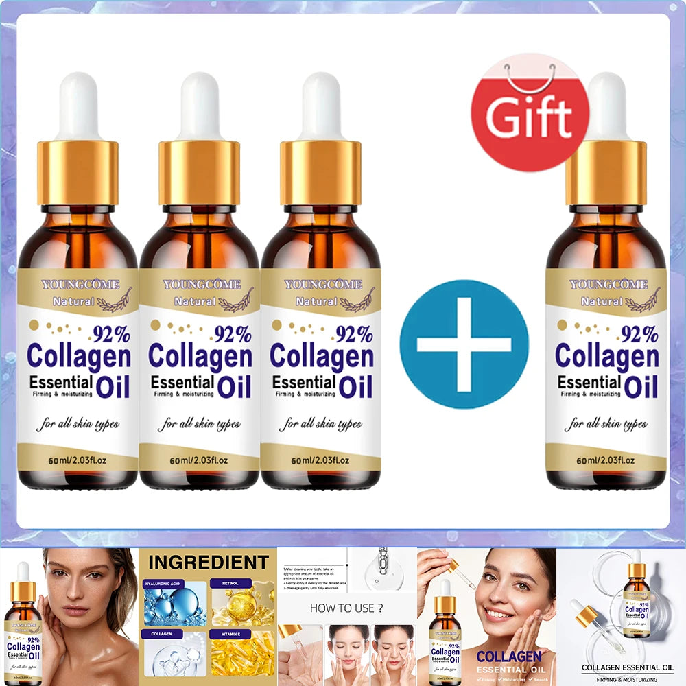 Collagen Peptide - Anti Aging Collagen Serum for Face, Skin Brightening, Reduces Fine Lines &amp; Wrinkles, Heals and Repairs Skin