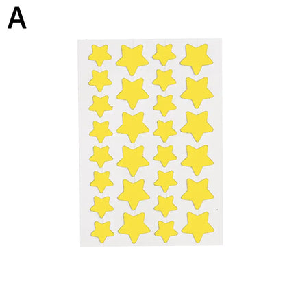 28Pcs Colorful Cute Star Shaped Acne Sticker Invisible Acne Cover Pimple Patch Skin Care