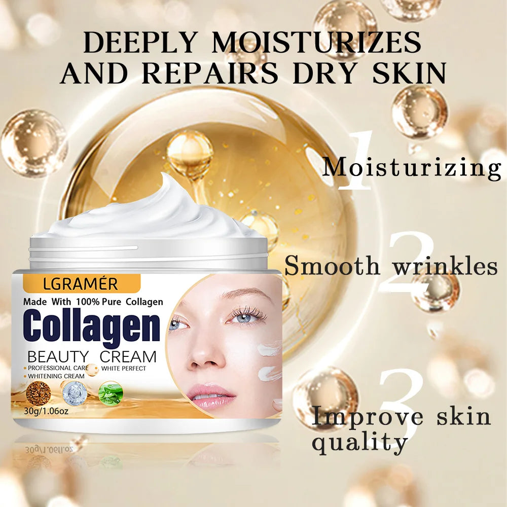 Anti Wrinkle Cream Eye Cream Face Moisturizer Anti Aging Face Lifting Nourishing Repair Collagen Boost Cream Korean Essence
