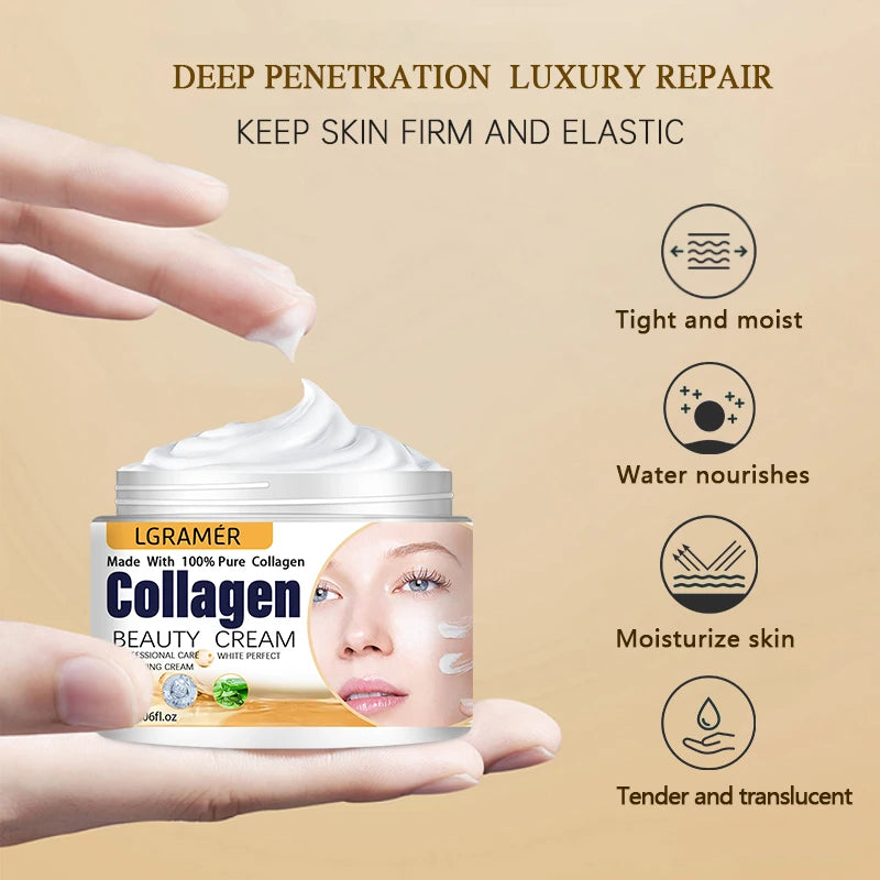 Anti Wrinkle Cream Eye Cream Face Moisturizer Anti Aging Face Lifting Nourishing Repair Collagen Boost Cream Korean Essence