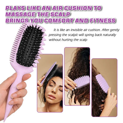 Curl Defining Brush Curl Hair Define Styling Brush for Combing and Shaping Women&