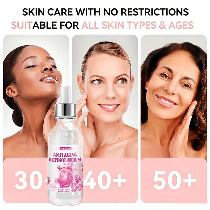 Anti Aging Retinol Serum, Highly Effective Daily Moisturizing and Skin-Softening, Improves Skin Elasticity, Creating a Youthful.