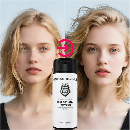 Hair Volumizing &amp; Control Powder - Root Lift, Long-Lasting Fullness, All-Day Styling | Oil-Free &amp; Oil-Control Formula for Women
